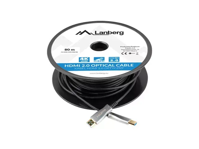 HDMI Cable Lanberg CA-HDMI-20FB-0800-BK Photo 3