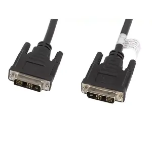 Кабель DVI-D LANBERG CA-DVIS-10CC-0030-BK — 3 м, DVI-D на DVI-D, чёрный