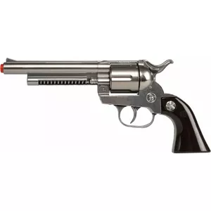 Toy metal cowboy revolver Pulio 155121/0 model 121/0 — single-action play revolver, metal construction