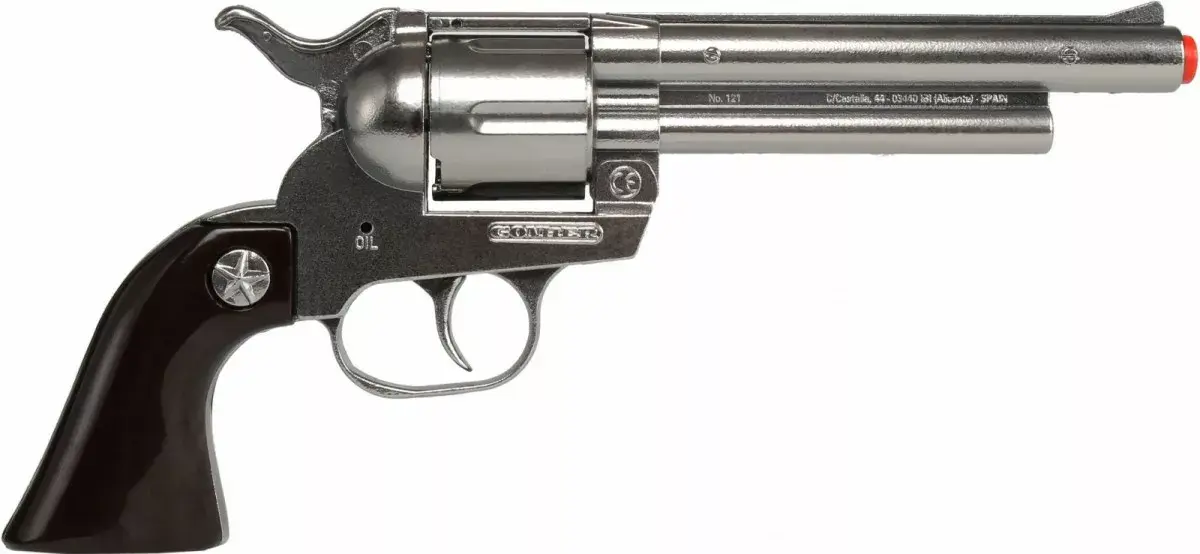 Toy metal cowboy revolver Pulio 155121/0 Photo 2