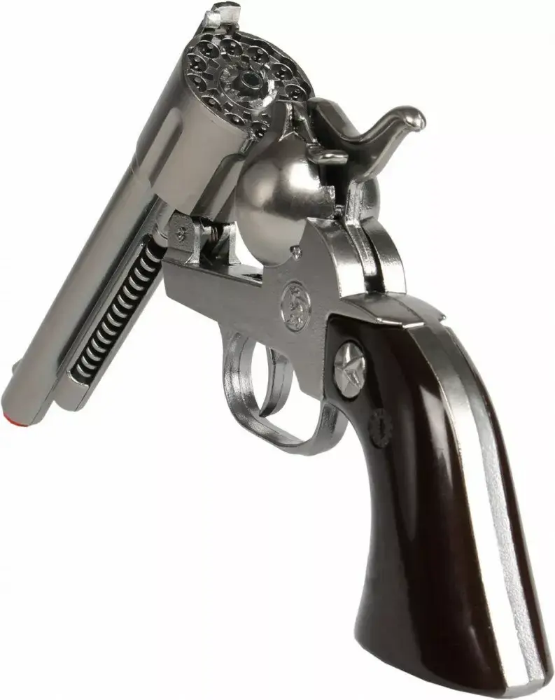 Toy metal cowboy revolver Pulio 155121/0 Photo 3