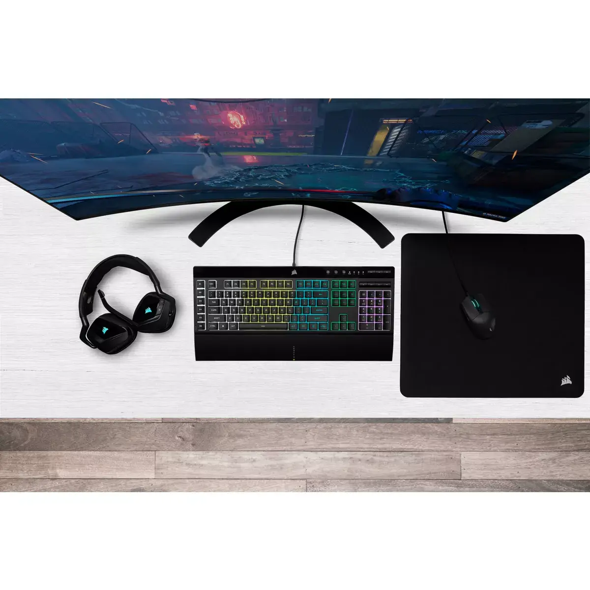 Клавиатура Corsair K55 RGB PRO Photo 2