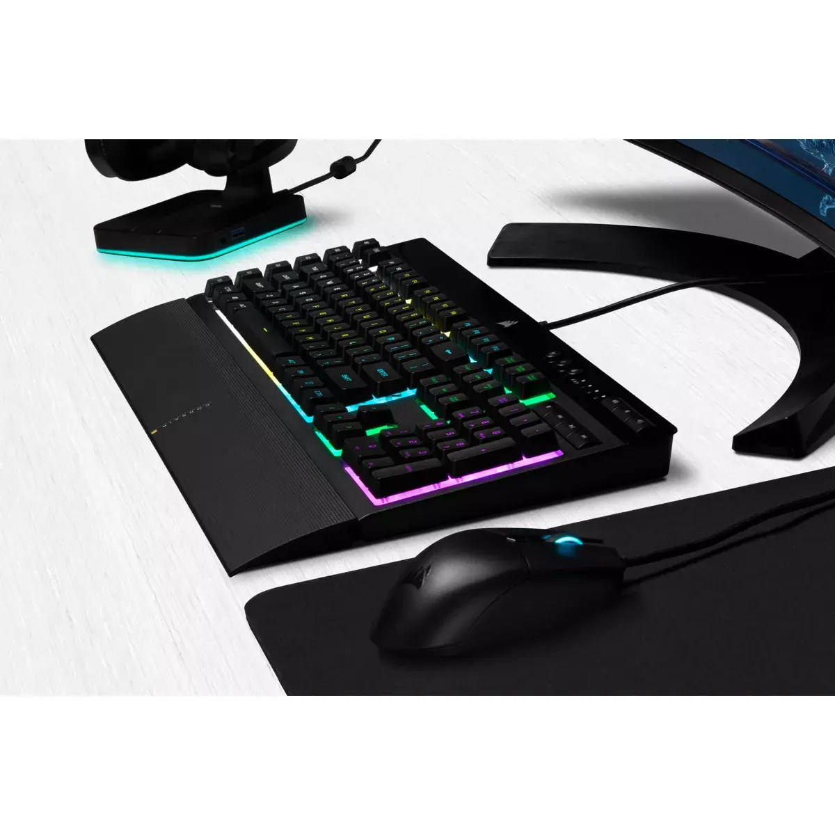 Клавиатура Corsair K55 RGB PRO Photo 7