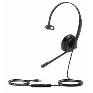 Yealink UH34 MONO TEAMS headphones/headset Head-band USB Type-A Black