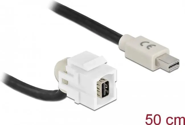 Keystone modulis mini DisplayPort female 110°