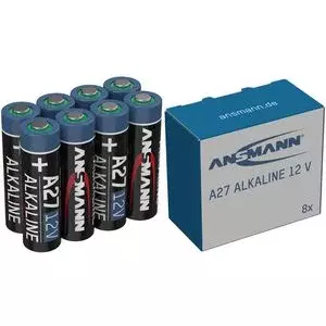Baterija ANSMANN A27 12V alkalīna-mangāna, 8 gab. iepakojums