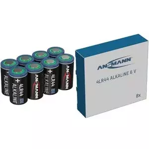 Alkaline battery ANSMANN 4LR44 6V — pack of 8
