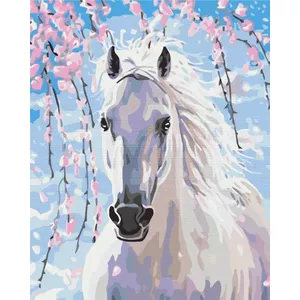 Painting by numbers - Cherry horse