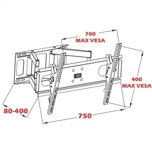 Sienas kronšteins ART RAMT AR-52 Photo 6