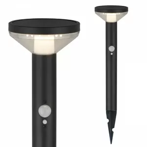 Solar LED lamp MACLEAN MCE465 B with motion sensor, IP44, 3 light modes, Li-ion 18650 3.7V 1200mAh
