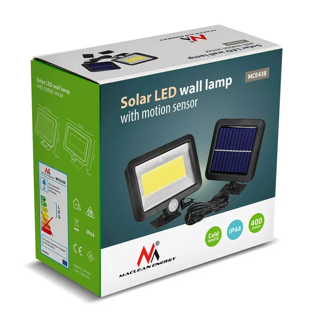 Outdoor solar LED floodlight MACLEAN MCE438 5W Photo 5