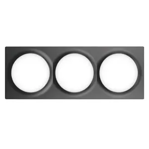FIBARO trīskāršā vāka plāksne FG-Wx-PP-0004-8 antracīts (NV_FGWDEU-111)