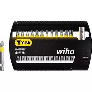 Screwdriver Bit Set wiha 41834 XLSelector 13-piece mixed 50 mm Y-Bit