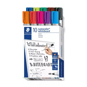 Marķieris Staedtler Lumocolor 351 B10 10 gab. Punktveida uzgalis