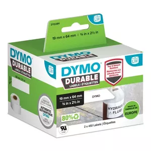 DYMO 2112284 printera etiķete Balts Pašlīmējošās printera uzlīmes