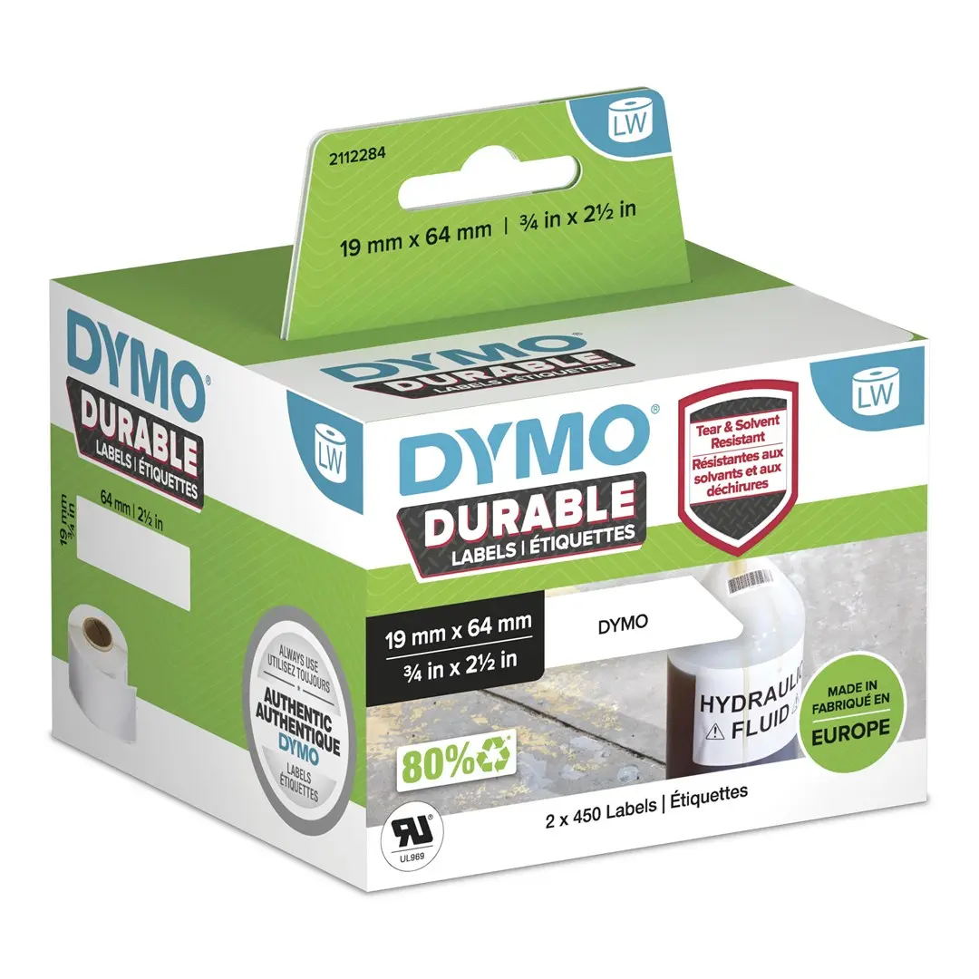 Izturīgas etiķetes DYMO LabelWriter 2112284, 2112284