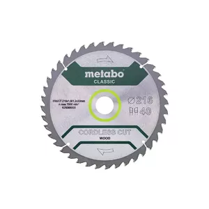 Пила дисковая Metabo 628065000 21.6 см Отверстие 3 см