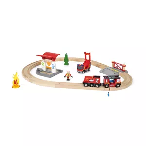 Train BRIO Firefighter Set Rescue Theme Recommended Age 0.3 to 99