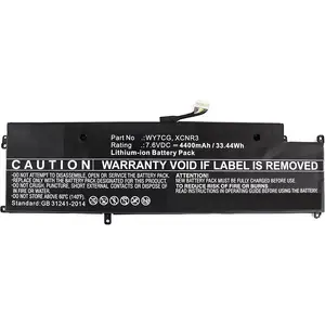 Аккумулятор для Dell Latitude 13 7370 — CoreParts Li-Ion 4400 мА⋅ч, чёрный