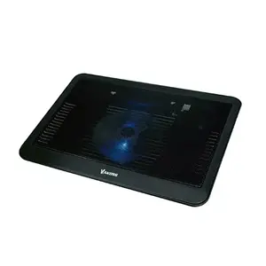 Cooling pad VAKOSS LF-1854LK — USB-powered laptop cooler for up to 17", 1 fan (15.5 cm), black, 5V 1.5W