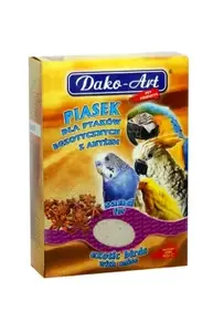 Pet bird bedding Dako-Art 1.5 kg — sand substrate for cage bottom