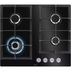 AEG HKB64420NB Black Built-in 56 cm Gas 4 zone(s)