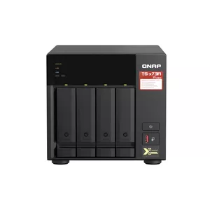 QNAP TS-473A NAS Tower Подключение Ethernet Черный V1500B