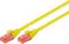 DIGITUS CAT 6 U/UTP Tīkla vads 0.25 m Dzeltens Photo 2