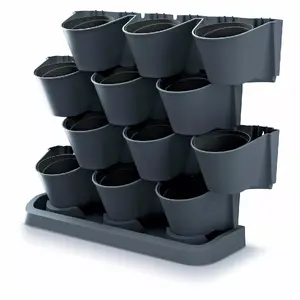 Горшок для цветов Prosperplast Cascade Garden IO2W600S-S433 — пластиковый уличный контейнер, модель IO2W600S-S433
