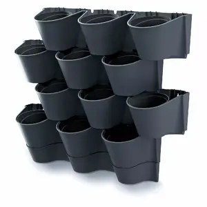 Flower pot Prosperplast Cascade Wall IO2W600W-S433 — wall-mounted plastic planter, 60 cm