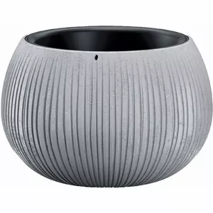 Кашпо Prosperplast DKB290-422U, пластиковое 19×29 см, серое