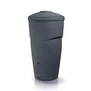 Water storage tank Prosperplast IDWA270-R736 270 L, anthracite, for rainwater, 731×1278 mm