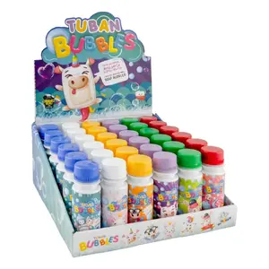 Burbuļu komplekts Tuban DISPLAY SMALL SOAP BUBBLES MIX 36 PCS x 60 ml