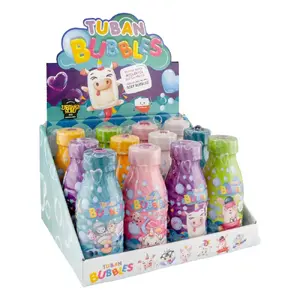 Burbuļu līdzekļu komplekts TUBAN Tuban DISPLAY SOAP BUBBLES – maisījums 12 gab. × 250 ml, 3+