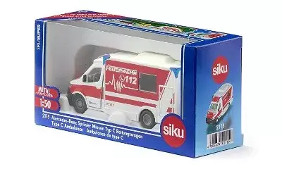 Модель автомобиля Скорой помощи Siku Mercedes-Benz Sprinter Miesen Type C Photo 6