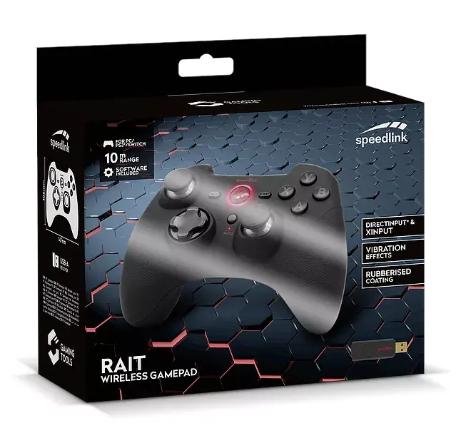 Gamepad SPEEDLINK RAIT Black RF Photo 7