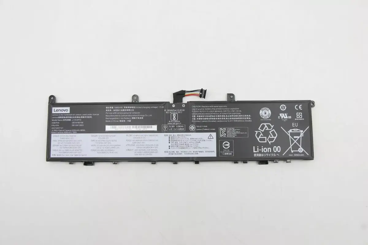 Iekšējais litija jonu akumulators Lenovo 5B10W13953 80Wh Photo 1