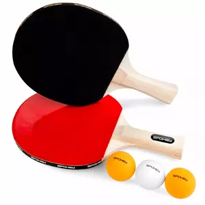 Galda tenisa komplekts SPOKEY JOY SET — brūns, pilns atpūtas komplekts