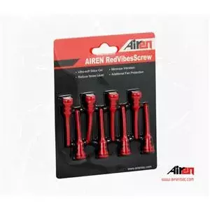 Screw AIREN RedVibes Red color pack 8pcs — AIREN mounting screws for PC cooling and case components