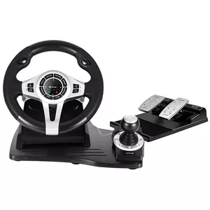 Steering wheel + pedals TRACER TRAJOY46524 wired gaming controller, 270° rotation, 1.8 m cable, black