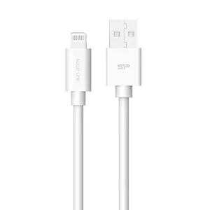 Кабель USB A на USB C/Lightning Silicon Power SP1M0ASYLK15AL1W 1000 м белый