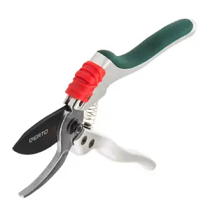 Atzarošās šķēres Verto 15G206 Bypass, alumīnija/plastmasas rokturi, garums 195 mm, asmens 5 cm, griešanas spēja 1.8 cm