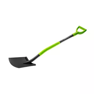 Lopata Verto 15G011 Metāls Plastmasa Tērauds Melns Zaļš 28.5 cm Asmens