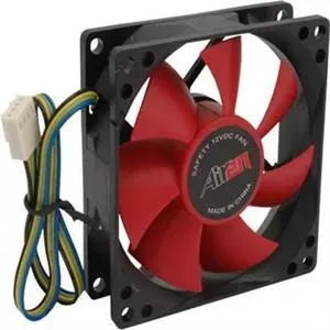 AIREN Fan RedWings80 Clever PWM 80mm — 3-pin/PWM PC cooling fan, 80 mm