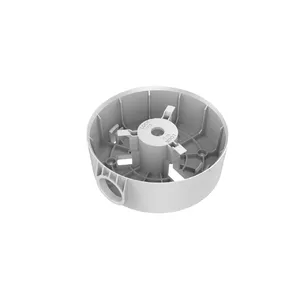 Junction box Hikvision DS-1280ZJ-PT3 — white, universal mount, Ø12 cm, height 40.5 mm, max load 2 kg