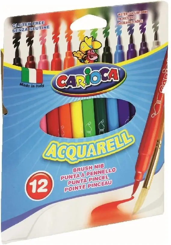 Felt pen Carioca Acquarell Fine Multicolour Photo 3