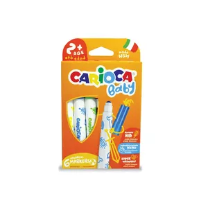 Carioca Marker 2+ flomāsters Īpaši izteikts treknraksts Daudzkrāsains 6 pcs