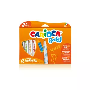 Фломастер Carioca Marker 2+ Extra Bold Multicolour 12 шт.