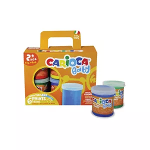 Pirkstu krāsa Carioca Multi 6 gab