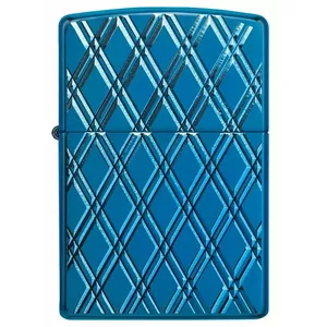 Lighter Zippo 29964 Armor High Polish Blue Diamonds, windproof refillable metal lighter